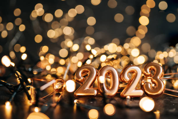 istock New year 2023 background greeting card 1401963058