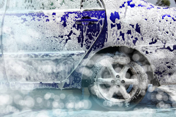 istock Close up car wash 1401963752