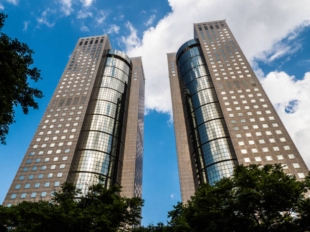 Twin towers in Da'An District, Taipei