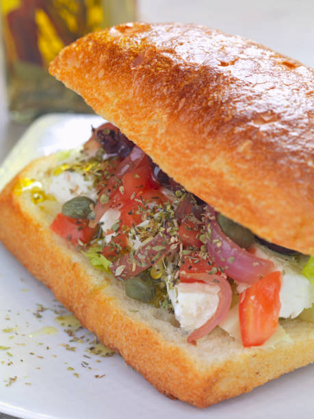 istock a greek salad sandwich 1401968510