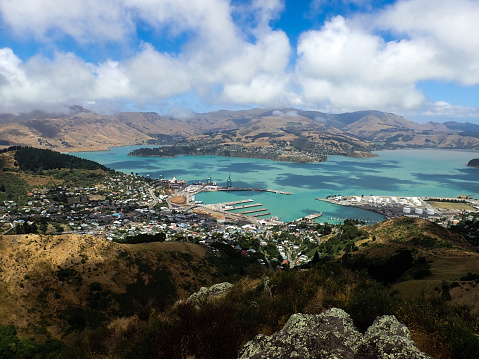 View from the top gondola station on a summer day