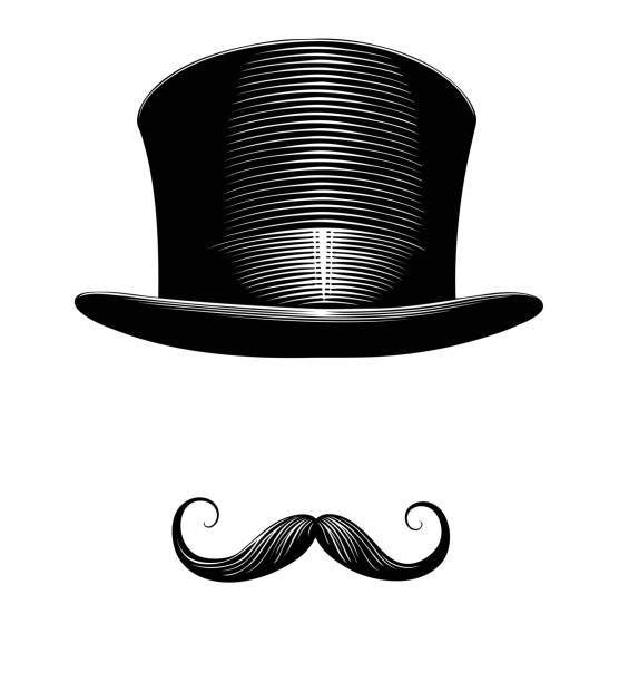 illustrations, cliparts, dessins animés et icônes de monsieur. illustration modifiable dessinée à la main. gravure vintage vectorielle. 8 eps - dandy