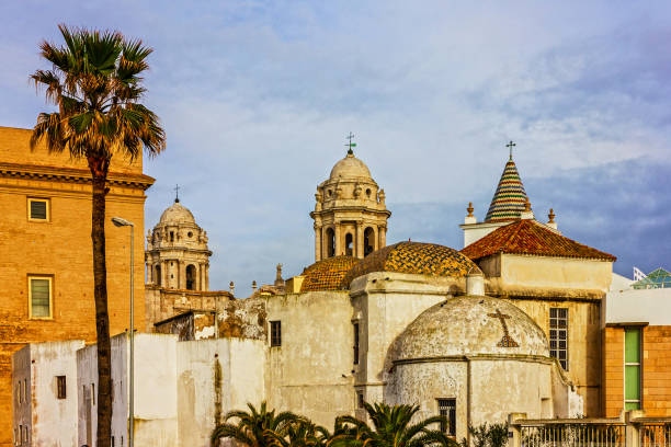 istock Cadiz, Spain. Old Cathedral church. 1401973384