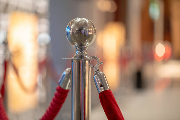 istock Red Rope and Stanchion 1401977421