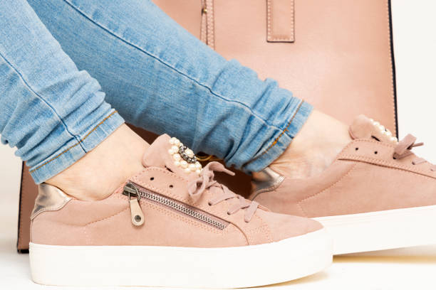 istock modern women's shoes in spring colors 1401978477