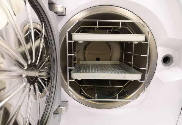 istock Table Top Steam Sterilizer Using For Dental Clinic 1401984705