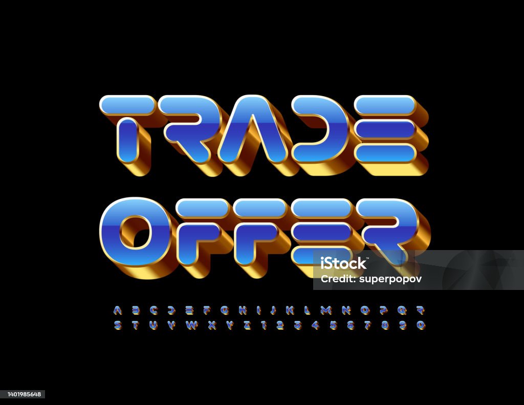 Vector Elite Template Trade Offer Unique Set Of Alphabet Letters And Vector Elite Template Trade Offer Unique Set Of Alphabet Letters And