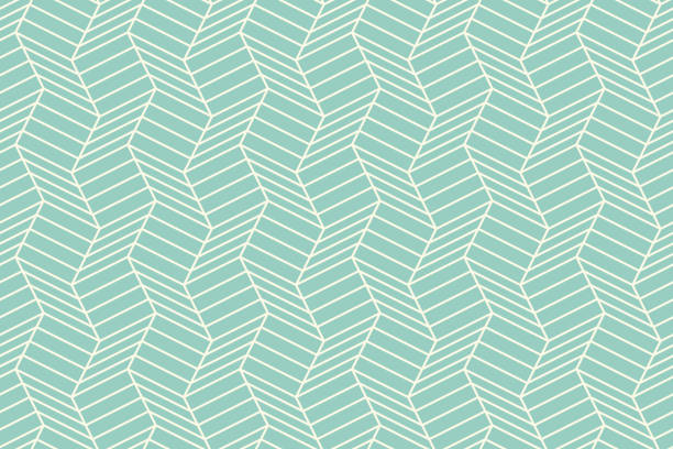 원활한 기하학적 벡터 패턴 - chevron pattern repetition zigzag stock illustrations