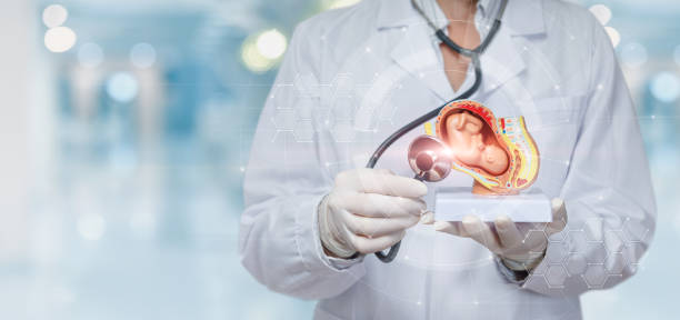 istock Modern methods of diagnosis and treatment during pregnancy. 1401991745