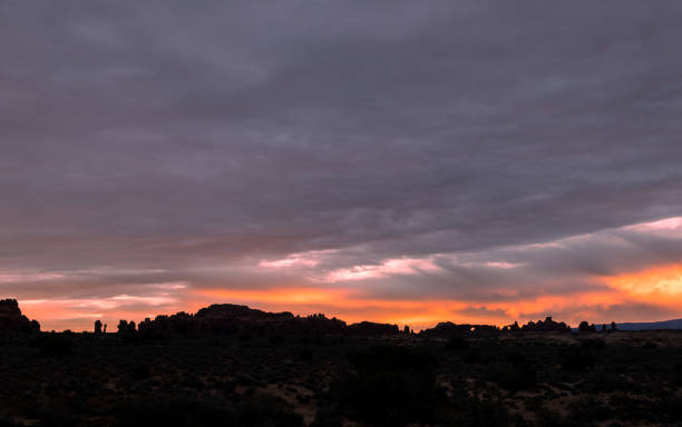 istock Sunrise in Arches National Park Utah 1401996466