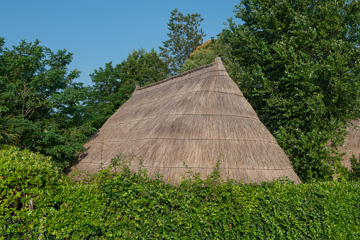Casoni are reed shelters for fishermen