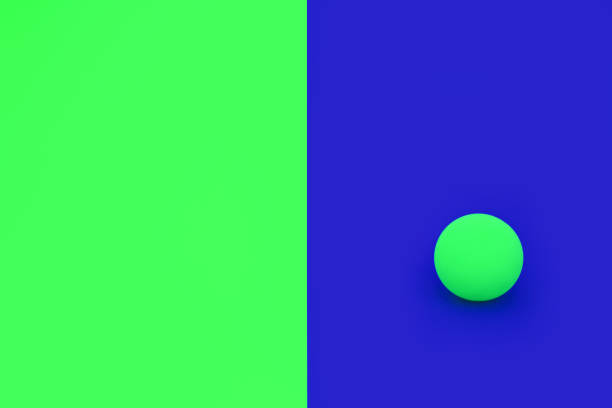 istock Stand Out in a Crowd Blue and Green Ball Composition 1402003432