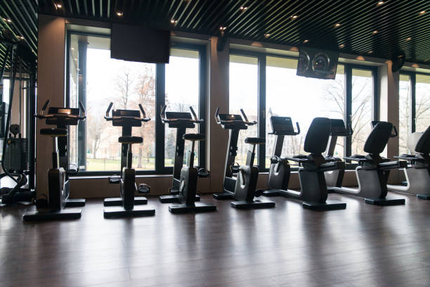 istock Gym With No People Interior 1402015327