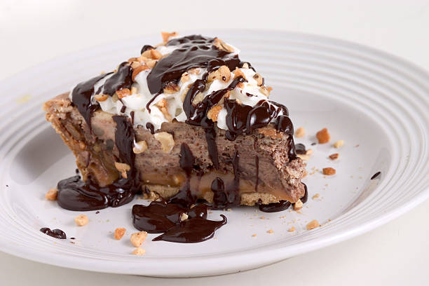 Turtle Cheesecake stock photo