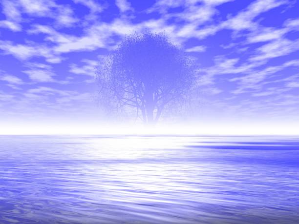 istock Fantastic landscape of Lake and Tree 1402022763