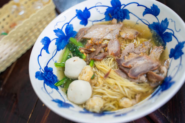 istock egg noodle soup serve with fish ball and pork 1402026278
