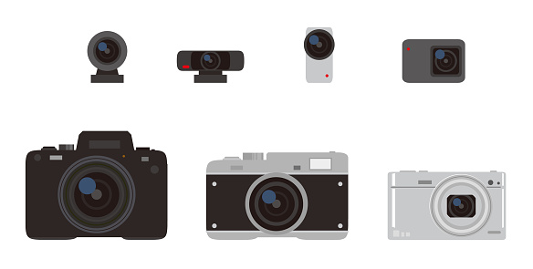 Camera device icon set
