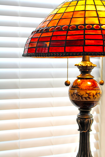 Antique Tiffany Lamp - Bright colors