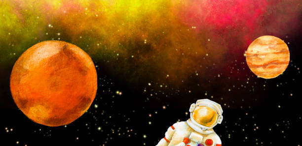 istock astronaut character spacesuit artistic sketh illustration painting style 1402043978