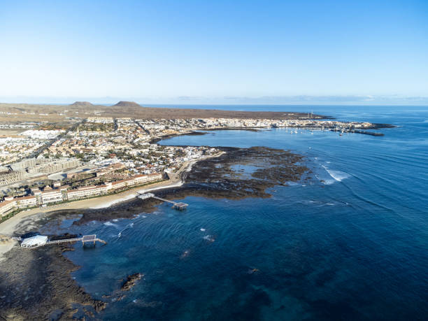 istock Corralejo aerial view 1402049181