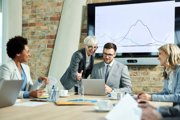 istock Business meeting in modern office! 1402057214