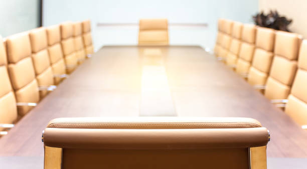 istock Empty conference room waiting for the board meeting 1402058017