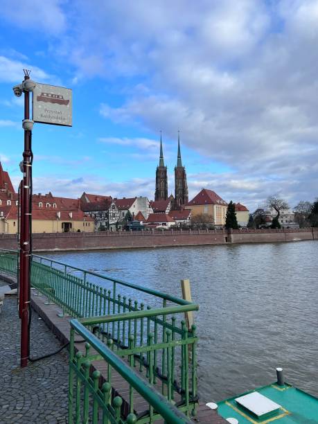 istock Wroclaw Cathedral from a bridge, Poland 1402058151