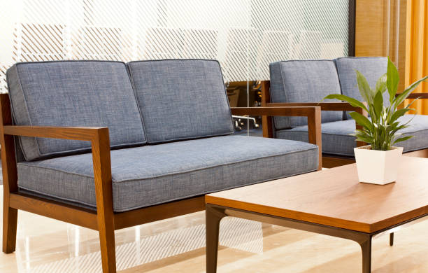 istock Living area in modern office with comfortable sofa 1402058193
