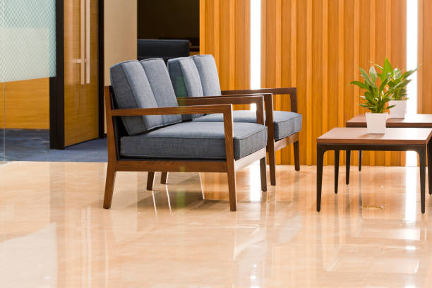 istock Living area in modern office with comfortable sofa 1402058239
