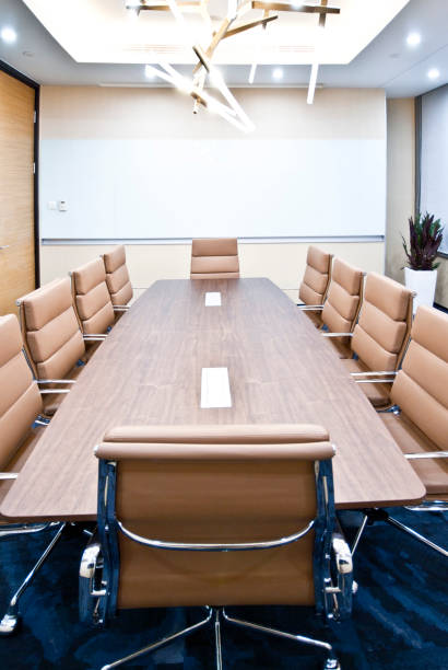 istock Interior of elegant board room 1402058480