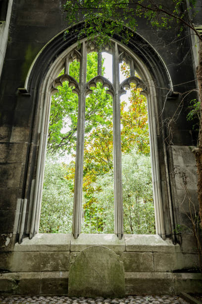 istock Window in old monastery in London 1402059941