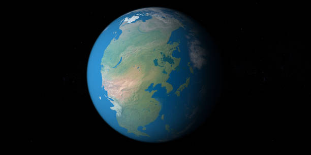 istock Supercontinent Pangea or Pangaea in earth planet 1402065706