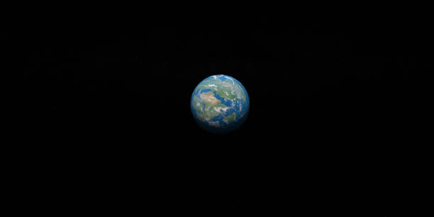 istock Towards ancient earth planet with Laurasia and Gondwana continents 1402065707