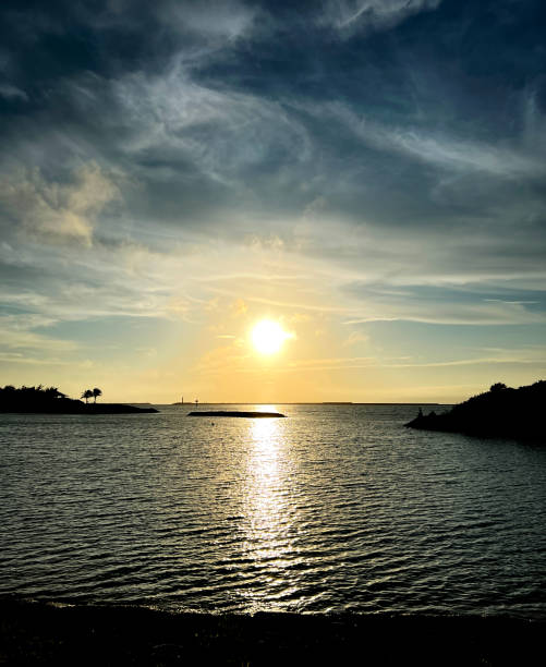 istock Evening view from Okinawa Naha Umisora Park 1402069397