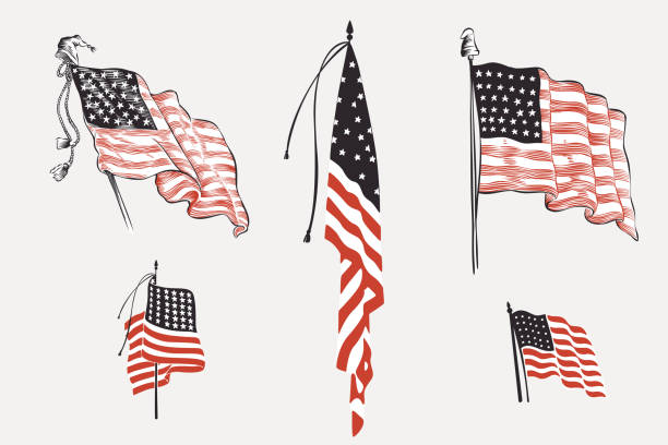 Perfect for independence day cards, invitations, banners.