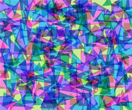 abstract background of multicolored triangle shapes
