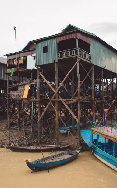 istock Boat Moored In Sea Against Buildings 1402078577