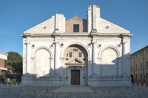 Malatestiano Temple in Rimini adriatic coast Emilia Romagna Italy