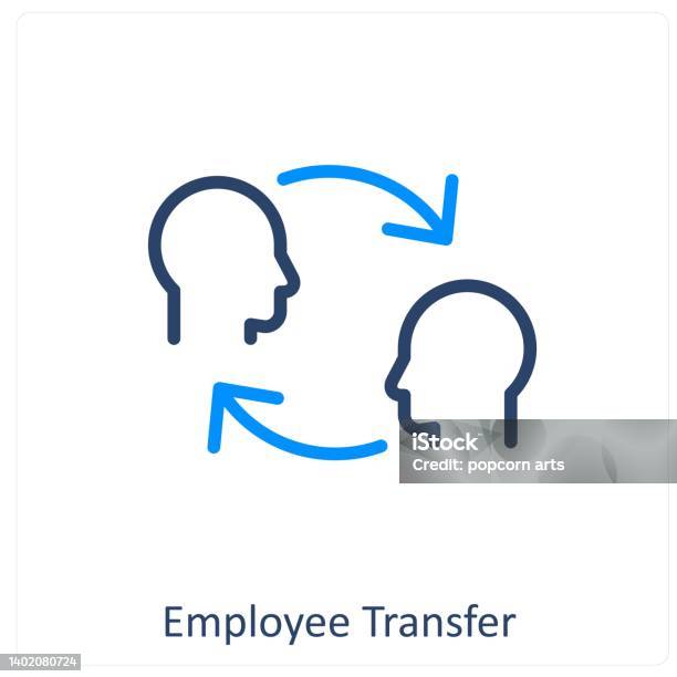 Work Transfer Image Employee Transfer Stock Illustration - Download Image Now - Concepts ...