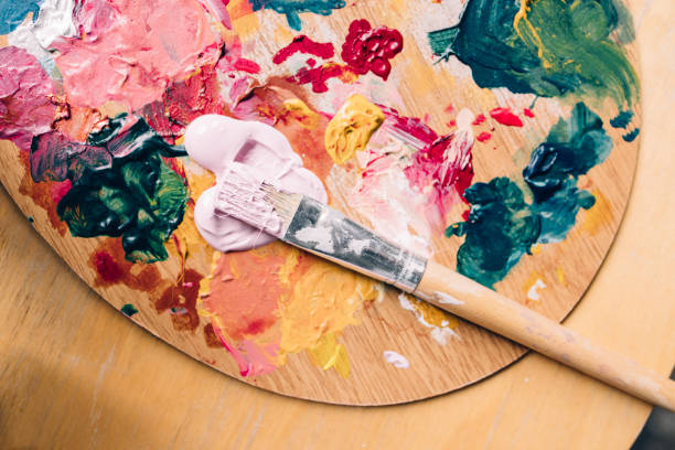 istock A Close Up View Of An Artist's Palette 1402082010