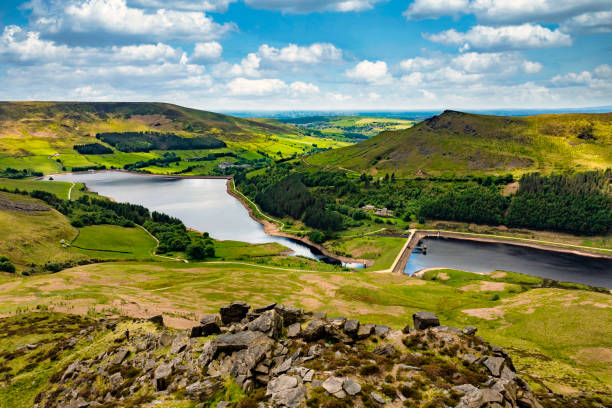 istock Dovestone Reservoir - view from Dovestones Quarry 1402082665