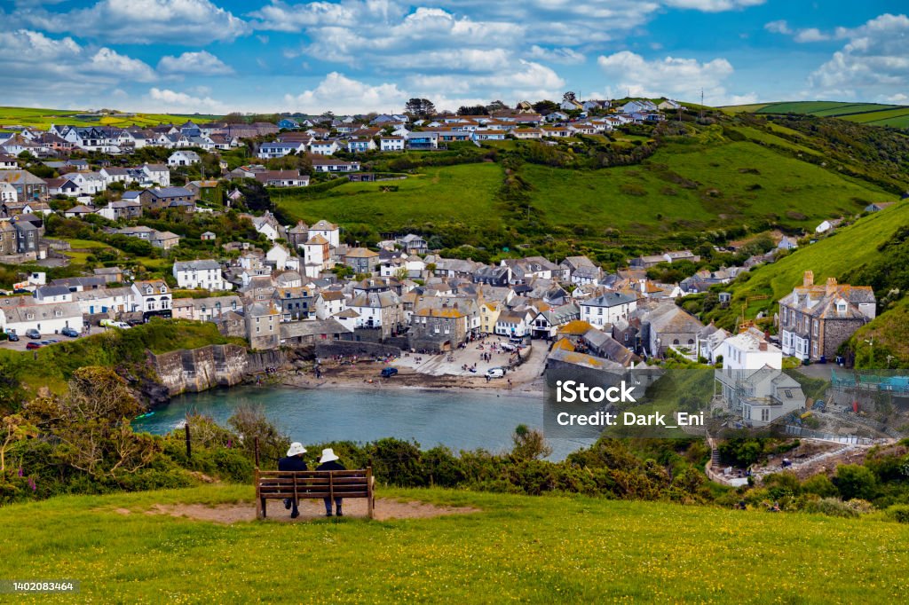 Port Issac in Cornwall, England Port Isaac is a small fishing village on the Atlantic coast of north Cornwall, England, in the United Kingdom. Port Isaac Stock Photo