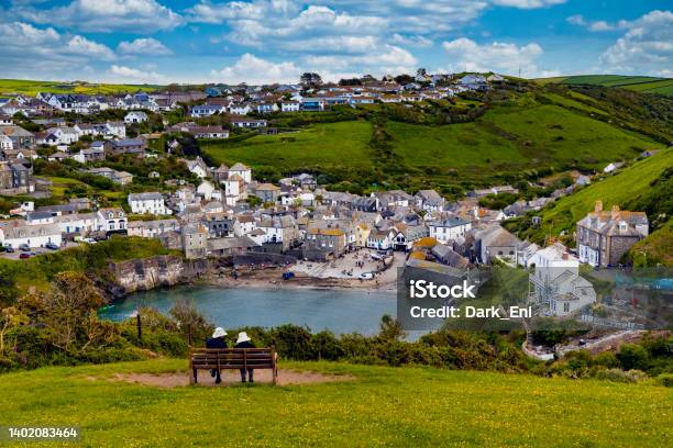 Port Issac In Cornwall England Stock Photo - Download Image Now - Port Isaac, Cornwall - England, England