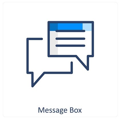 Message Imagine Box Messagebox Stock Illustration - Download Image Now - Concepts, Concepts ...