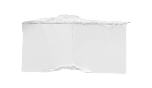 istock White ripped paper torn edges strips isolated on white background 1402094344