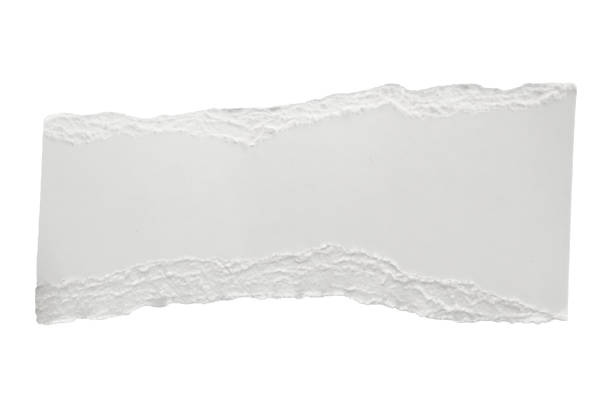 istock White ripped paper torn edges strips isolated on white background 1402094506