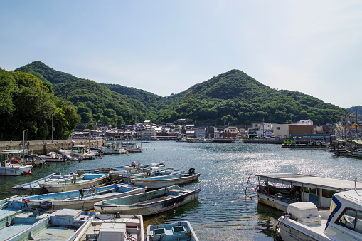 Hinase townscape where oyster farming is popular