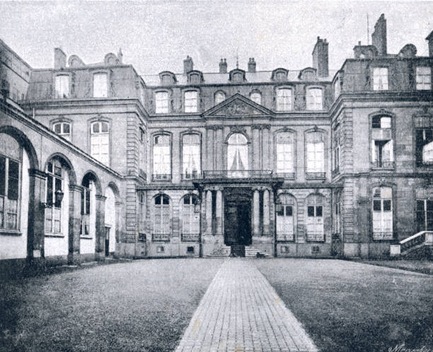 istock British Embassy in Paris France Exterior in the 19th century 1402097624