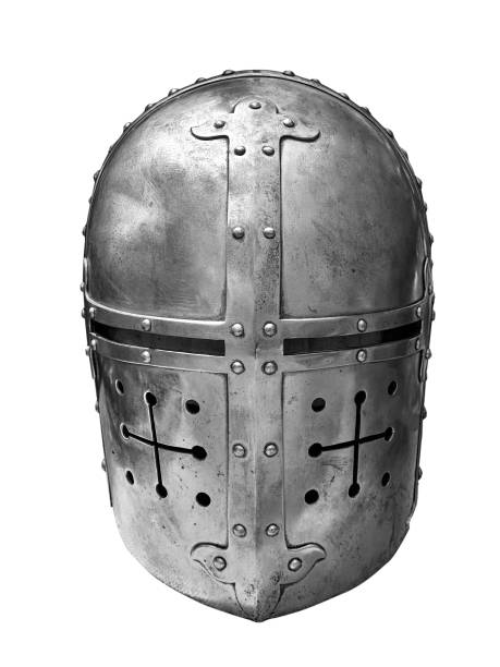 istock Close-up of a knight's helmet 1402101628