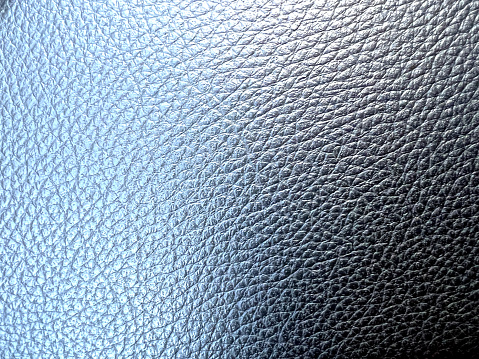 Bluish leather as texture or background.